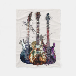 Couverture Polaire Trois Guitares