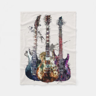 Couverture Polaire Trois Guitares