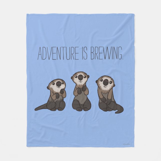 Couverture Polaire Trouver des loutres à cordes (Devant)