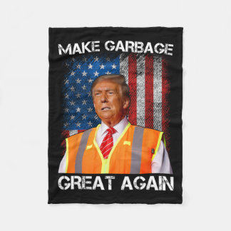Couverture Polaire Trump 2024 Rendre Les Ordures Géniales À Nouveau D