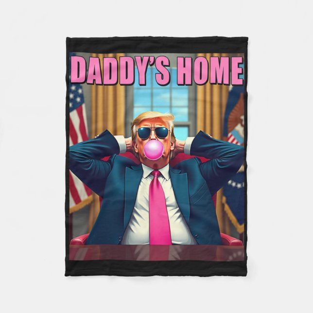 Couverture Polaire Trump 2024 Reprendre l'Amérique à la maison de pap (Devant)