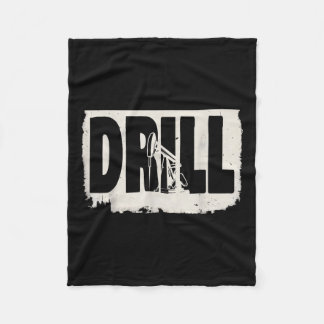 Couverture Polaire Trump 2025 Drill Baby Drill Costume de Drill