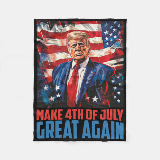 Couverture Polaire Trump 2025 rend 4 juillet grand à nouveau indépend