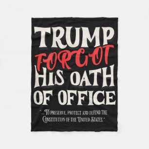 Couverture Polaire Trump A Oublié Le Serment D'Office A Promis La Con