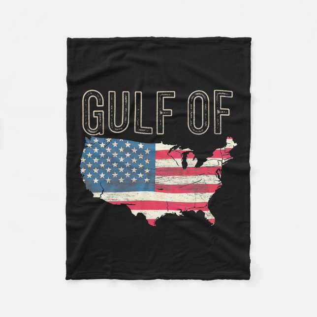 Couverture Polaire Trump Amérique du Golfe Mexique Président Trump 5 (Devant)