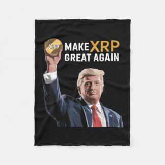 Couverture Polaire Trump amusant rendre Xrp super à nouveau Xrp Crypt
