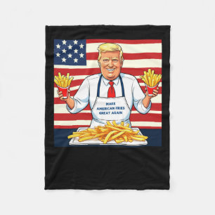 Couverture Polaire Trump au service de Mcdonalds Fries