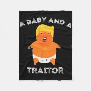 Couverture Polaire Trump Baby Et Un Mème De Traître Drôle