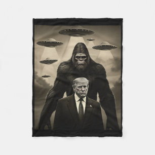 Couverture Polaire Trump Bigfoot Ufo Rencontre Alien Invasion Uap Amu
