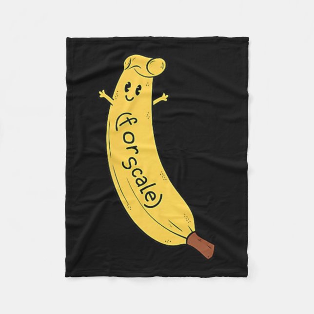 Couverture Polaire Trump C'est la banane (pour l'échelle) drôle 1 (Devant)