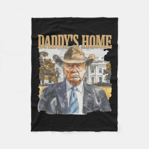 Couverture Polaire Trump Cowboy La maison du papa de l'Ouest ramènent