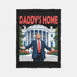 Couverture Polaire Trump Daddys Maison Blanche 1