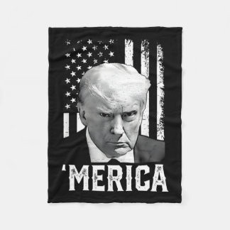 Couverture Polaire Trump est heureux 4 juillet Trump Dons du drapeau 