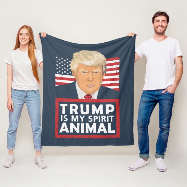 Couverture Polaire Trump est un animal drôle d'esprit (En situation)