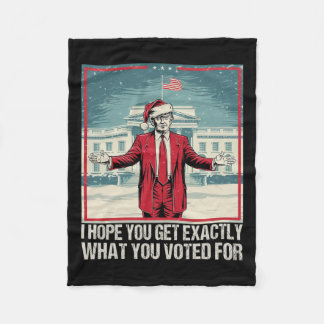 Couverture Polaire Trump J'Espère Que Vous Obtenez Exactement Ce Que 