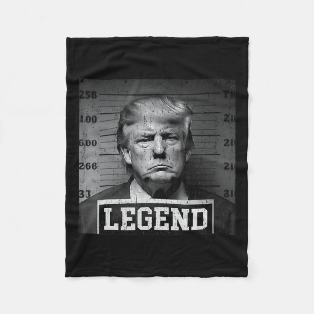 Couverture Polaire Trump Mug Shot (Devant)