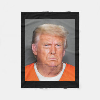 Couverture Polaire Trump Mug Shot 1