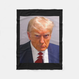Couverture Polaire Trump Mug Shot 1