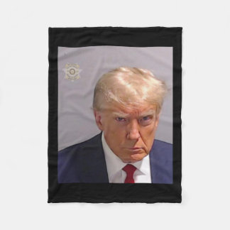 Couverture Polaire Trump Mugshot Tee - Iconique Et Drôle