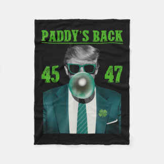 Couverture Polaire Trump Paddys Back Design - Drôle Trump St