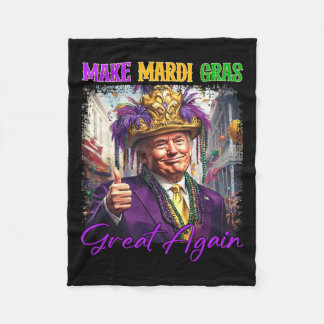 Couverture Polaire Trump Rendre Mardi Gras Grand À Nouveau Drôle Para