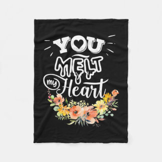 Couverture Polaire Tu Me Fondes Le Coeur