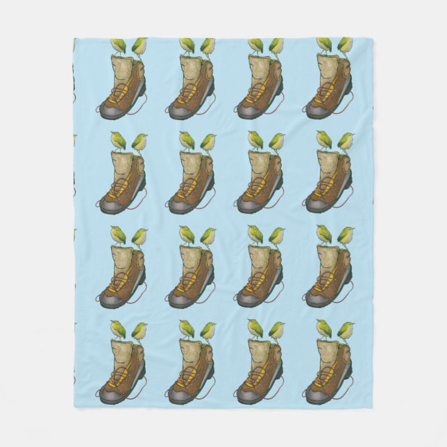 Couverture Polaire Tuke en métal sur une botte de randonnée (Devant)