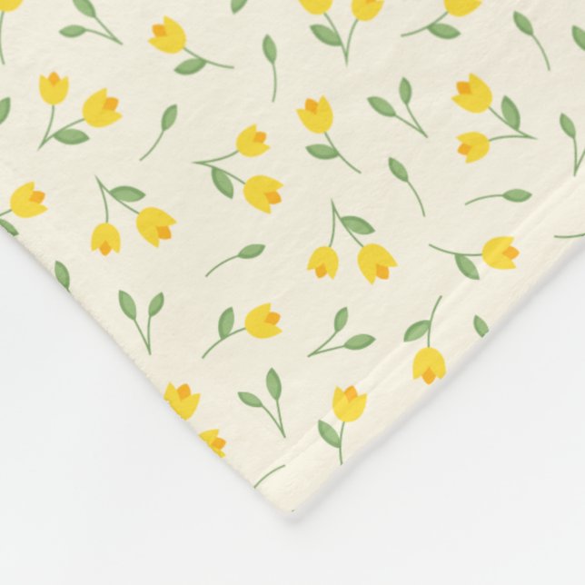 Couverture Polaire Tulipes (Coin)