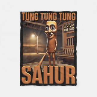 Couverture Polaire Tung Tung Tung Sahur Ai Monster Italien Brainrot K