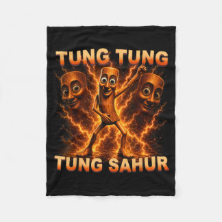 Couverture Polaire Tung Tung Tung Sahur Appelle Danse Meme