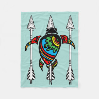 Couverture Polaire Turquoise