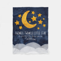 Twinkle personnalisé Little Star Moon & Stars