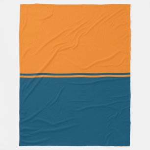 Couverture Polaire Two Tone Throw Blanket 