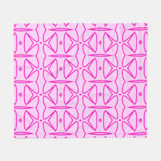 Couverture Polaire Two Toned Pink Pattern Fleece Blanket