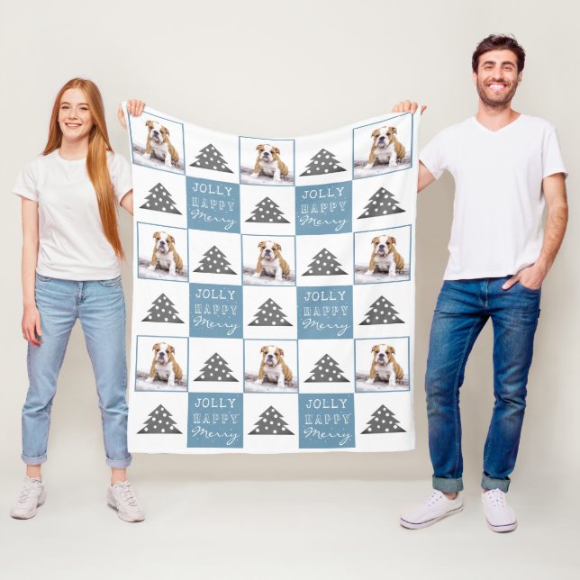 Couverture Polaire Typographie de l'animal de compagnie de chien mign (En situation)