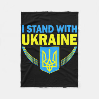 Couverture Polaire Ukraine Flag I Stand With Ukraine Shirt Support Uk
