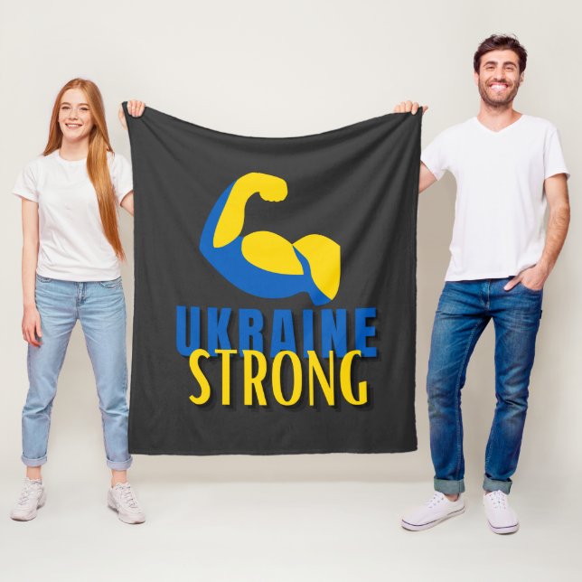 Couverture Polaire Ukraine Forte Flex musculaire (En situation)