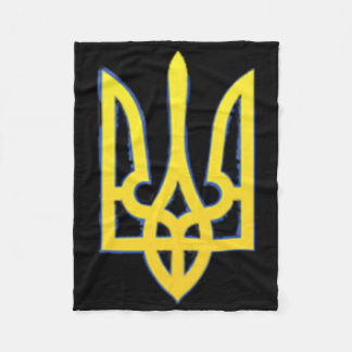 Couverture Polaire Ukraine Shirt Ukrainian Trident Military Zelensky 