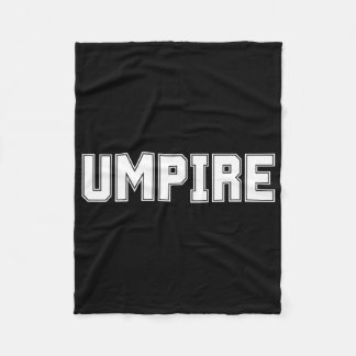Couverture Polaire Umpire Funny Softll Sell Footll Cricket Sports 