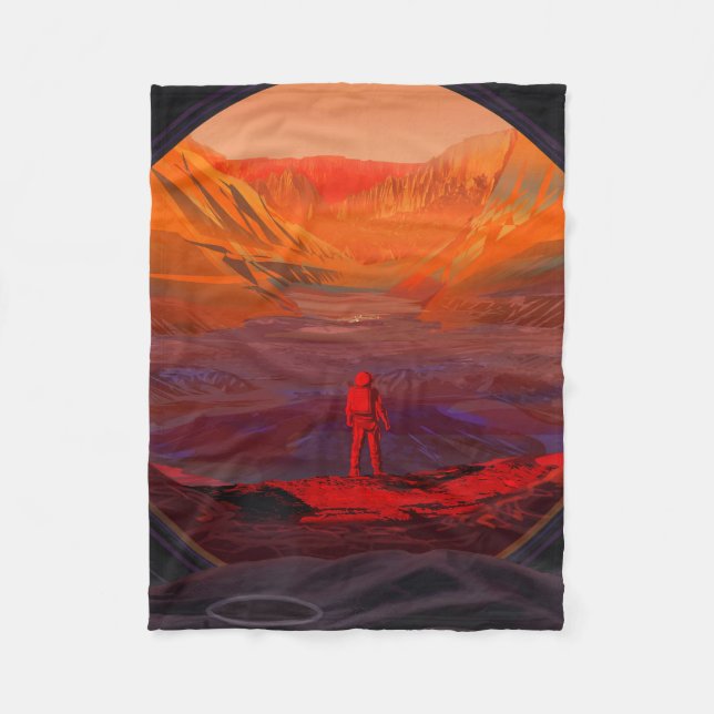 Couverture Polaire Un Astronaute Sur Mars (Devant)