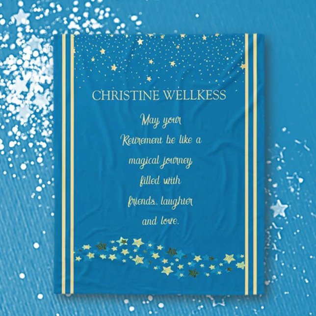 Couverture Polaire Un cadeau de retraite ! Ouette unique de retraite (Créateur téléchargé)