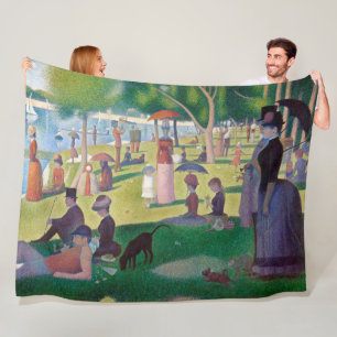 Couverture Polaire Un dimanche après-midi à La Grande Jatte, Seurat