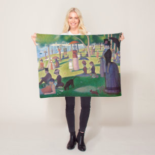 Couverture Polaire Un dimanche après-midi à La Grande Jatte, Seurat