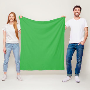 Couverture Polaire un écran vert avec un arrière - plan blanc