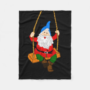 Couverture Polaire Un gnome de oscillation de jardin