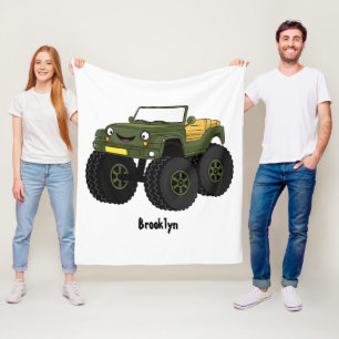 Couverture Polaire Un Green Monster truck