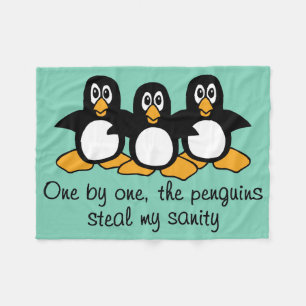 Couverture Polaire Un la conception drôle d'énonciation de pingouin
