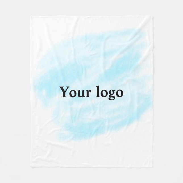 Couverture Polaire Un logo personnalisé simple et élégant ici compagn (Devant)