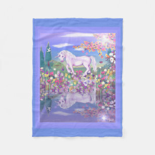 Couverture Polaire Un paradis mauve