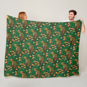 Couverture Polaire Un pochoir de Perdreau Dans Un Arbre Fruitier